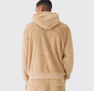 Conjunto de chándal para hombre Wellsoft ultrasuave OEM, ropa de descanso cálida y de felpa, informal, estilo Streetwear, tamaños personalizables, colores - Product Image 4