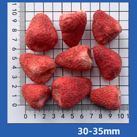 Lot de 1 kg de fraises lyophilisées 100 % naturelles, fraises entières lyophilisées pour la Corée