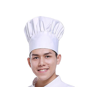 หมวกเชฟกระดาษสีทึบยืดหยุ่นปรับได้สำหรับทุกเพศโลโก้ออกแบบได้ตามต้องการสำหรับห้องครัวร้านอาหารทำอาหารอบจัดเลี้ยงหมวกสำหรับผู้ชายผู้หญิง - Product Image 6