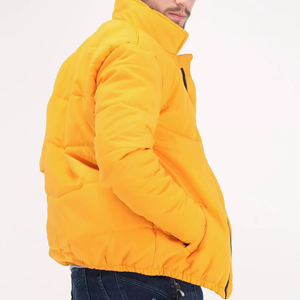 Veste coupe-vent imperméable de designer pour l'extérieur avec fermeture éclair, veste bomber d'hiver rétro américaine pour homme, veste matelassée - Product Image 1