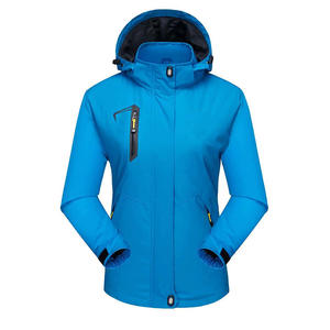 Chaqueta Softshell para mujer Entrenamiento personalizado Agregue su propio logotipo Chaquetas cortavientos Cremallera completa Impermeable Transpirable de punto - Product Image 5