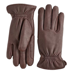 Gants d'habillage d'hiver pour dames/Gants en cuir non doublés pour robes/Gants d'hiver en cuir habillés pour hommes - Product Image 6