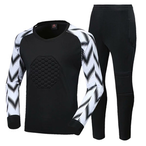 Professional Football Goalkeeper Sports Uniforms Thicken EVA <b>Sponge</b> Elbow Goalkeeper Armors with Front Logo Customizable Jerseys - Product Image 5