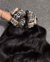Extensions de cheveux bouclés indiens Remy de qualité supérieure, à bandes adhésives, micro-anneaux, double trame, double densité aux pointes, sans traitement chimique, toutes couleurs