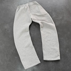 Transpirable 100% algodón tejido hombres prendas de vestir exteriores conjuntos de gran tamaño gota hombro cremallera hombres chándal ropa de calle trajes conjunto - Product Image 6