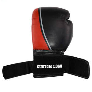 Gants de boxe en cuir personnalisés de conception professionnelle, dernière conception, respirants, fermeture à boucle et crochet, logo personnalisé, haute qualité - Product Image 2