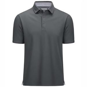 Tallas grandes para hombres para Polos Tela de punto sólida de moda cómoda con patrón impreso Estilo casual - Product Image 1