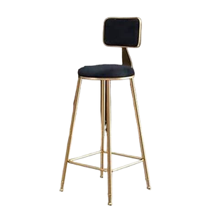 Pieds en métal noir Comptoir tabourets de bar avec siège en bois pour magasin de cuisine à domicile Nouveaux tabourets de bar en métal pour une utilisation assise - Product Image 5