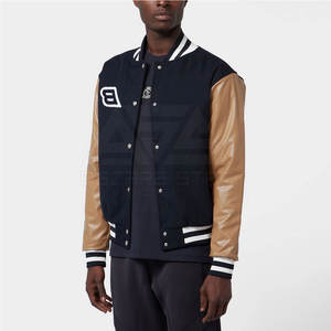 Customized Super Quality Stand Collar Letterman <b>Jacket</b> for Men Unique Design for Winter Season Adult Size - Product Image 2