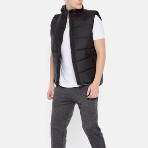 Dernière conception personnalisée de haute qualité Logo personnalisé hommes gilet bouffant léger sans manches hiver chaud manteau gilet bouffant - Product Image 4