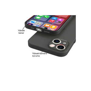 Coque en silicone liquide premium Netzy pour iPhone 13 A53 A14 - Coque de protection électro-plaquée antichoc, coque souple premium SAFA - Product Image 5