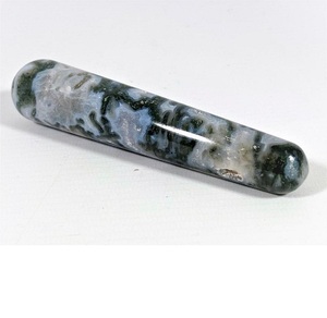 Wonderful Quality & Wholesale Price At Soha Agate Natural Stone Moss Agate Crystal Massage <b>Wands</b> For Body Massage & Gift On Sale - Product Image 6