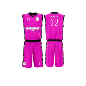 Ensemble de maillot de basket-ball pour jeunes et adultes, maillot et short en Polyester respirant à séchage rapide, vêtements de sport d'équipe pour hommes, femmes et jeunes - Product Image 4