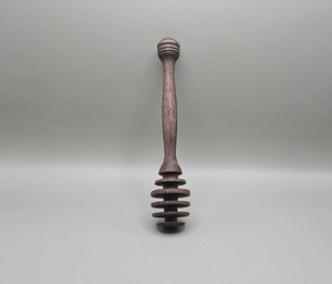 Cazo de miel de madera hecho a mano con mango largo para tarros de miel, perfecto para servir y esparcir miel fácilmente - Product Image 1