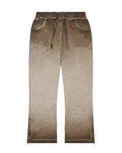 2025 Custom Men Winter <b>Vintage</b> Acid Wash Tech Fleece Drawstring Hoodies Sweat <b>Pants</b> Set Flared Sweatpants Tracksuit - Product Image 6