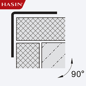 Ventes directes d'usine en forme de L garniture de carrelage en acier inoxydable garniture d'angle de mur de bord profil de Protection d'angle en acier inoxydable - Product Image 2