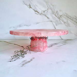 Luxury Resin Cake Stand for Birthday Party Dessert Table Centerpiece Display Tradebyd - Product Image 1