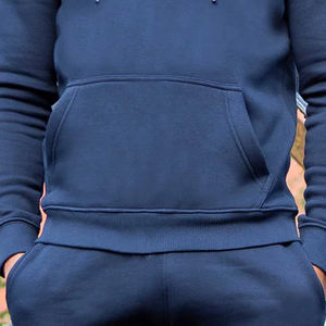 Conjunto Deportivo de Moda para Hombre, Colección de Invierno, Precio Económico, Sudadera con Capucha y Pantalones de Chándal de Algodón Lisos, Personalizables y Extra Grandes - Product Image 6