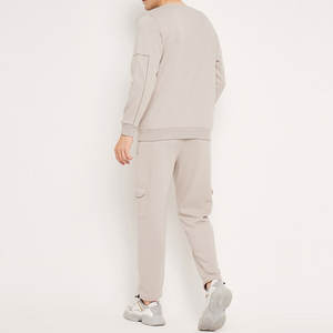 Nouvel arrivage de survêtements pour hommes lourds en coton imprimé écologique de haute qualité grande taille caractéristique d'hiver prix bon marché - Product Image 4