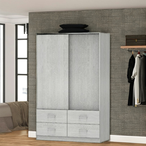 ตู้เสื้อผ้าบานเลื่อน4ลิ้นชักดีไซน์เรียบง่ายทันสมัยปรับแต่งได้12_0083ห้องนอนเฟอร์นิเจอร์ภายในบ้าน - Product Image 1