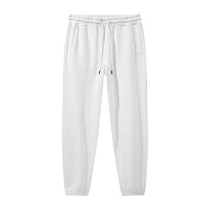 Pantalones Deportivos Rasgados de Color Sólido 100% Algodón para Hombre y Mujer con Marca Personalizada, Pantalones Casuales de Entrenamiento - Product Image 3