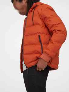 เสื้อแจ็คเก็ตบอมเบอร์มีฮู้ดกันลมกันน้ำสำหรับผู้ชาย ยี่ห้อ UNIQUE GYM WEAR แบบซิปเต็มตัว อุ่นสบายสำหรับฤดูหนาว บุผ้าอย่างดี สไตล์ทางการ - Product Image 5