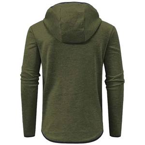 Sweat-shirts d'hiver pour hommes à manches longues, demi-zip, pull-over uni, survêtement de sport décontracté, vêtements streetwear numériques - Product Image 6