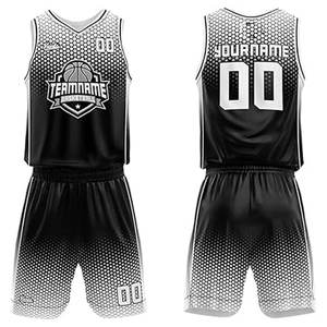 Conjunto de camiseta de baloncesto transpirable personalizado traje de uniforme personalizado para niños adultos hombres mujeres - Product Image 1