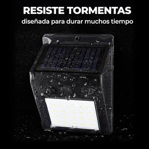 Lampe solaire LED moderne pour jardin extérieur, capteur, étanche IP65, certifiée ROHS, lumière murale réfléchissante pour aménagement paysager extérieur - Product Image 4