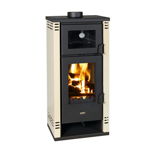 Poêle à bois en acier autoportant au design élégant à haute efficacité pour hôtel Villa appartement Hall chambre utilisation intérieure - Product Image 1