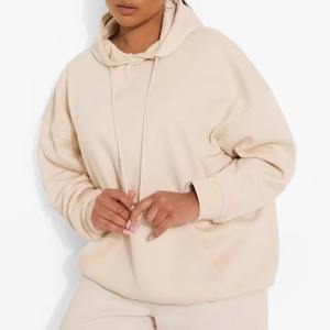 Sudadera Larga Extra Grande para Mujer, Producción al por Mayor, Tejido Suave y Acogedor, Corte Holgado, Estilo Urbano Informal - Product Image 6