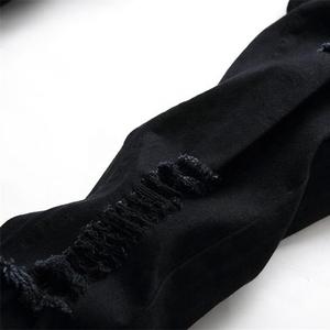 New Arrival <b>Black</b> Dyed Jeans Denim <b>Pants</b> <b>Men</b> Jean <b>Pants</b> Softener Breathable Casual Jeans <b>Black</b> Dyed Fitted Straight Leg <b>Pants</b> - Product Image 6