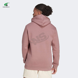 Dernier modèle Basics hommes Hoodies coton mélangé pull surdimensionné respirant Logo personnalisé haute qualité décontracté hiver à capuche - Product Image 5