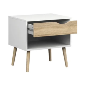 Mesitas de noche de madera minimalistas modernas, armario de almacenamiento directo de fábrica al mejor precio para dormitorio y sala de estar, muebles para el hogar - Product Image 1