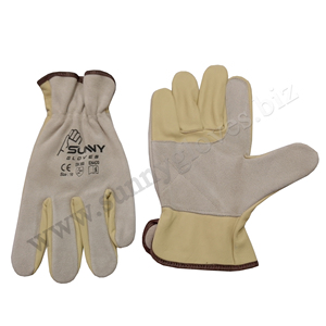 High Quality Men's Genuine Leather <b>Gloves</b> for Winter XL Size Soft Warm for Outdoor Driving Anti-Impact Protection Cheap Price - Product Image 1