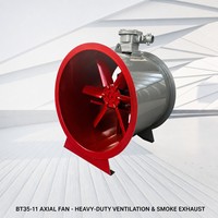 Ventilateur axial antidéflagrant BT35-11, ventilation industrielle, évacuation de fumée, ventilateur mural pour conduit, 220V 380V