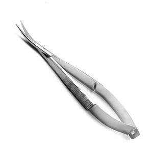 Tijeras de Acero Inoxidable, Tijeras de Precisión de Alta Resistencia, Herramienta de Corte con Hoja Curva en Diferentes Tamaños, Tijeras Micro de Resorte - Product Image 1