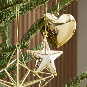 Top Quality Golden <b>Star</b> Metal <b>Hanging</b> Ornament For Christmas Tree Decoration From Indian Manufacturer - Product Image 3