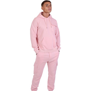 Ensembles de survêtements décontractés d'automne unisexe 100% coton col à capuche léger anti-transpiration broderie personnalisée logo sublimé - Product Image 1
