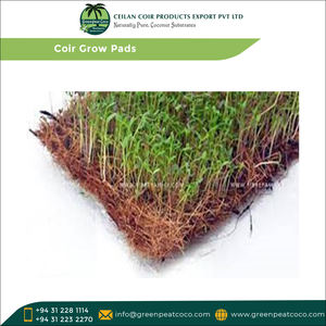 Vente en gros de coussinets de culture en fibre de coco naturelle 100% et en latex sur un côté pour la culture de petites plantes à bas prix - Product Image 5