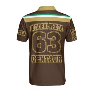 Camiseta Polo Premium Iota Phi Theta para Hombre, 1963, Fraternidad Griega, Ropa Universitaria Bordada - Product Image 2