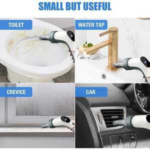 Waterproof <b>Electric</b> Spin <b>Scrubber</b> with Digital Screen Easy-to-Use Long Shape Bathroom Cleaner - Product Image 3