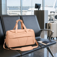 Sac de sport Oxford durable, grande capacité, léger, unisexe, pour la gym, les sports et les voyages, avec fermeture éclair, poignée souple et sangle réglable