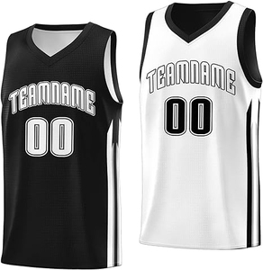 Meilleur design Vêtements de sport Maillot de basket-ball Séchage rapide Respirant Tendance Logo et taille personnalisés Nouvelle arrivée Maillot de basket-ball - Product Image 5