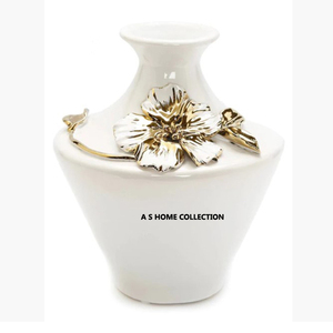 Vase à fleurs en métal au design moderne avec un look incroyable Vase à fleurs avec couvercle pour la décoration du sol Vases en métal - Product Image 2