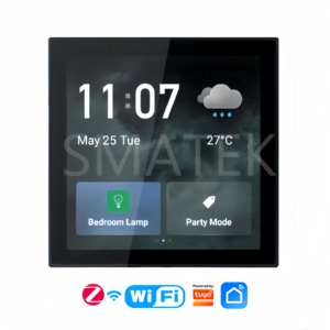 Panel de pantalla táctil de 4 pulgadas, puerta de Control Central para el hogar inteligente Android con aplicación Tuya/Life, Control remoto, interruptor inteligente Zigbee - Product Image 2