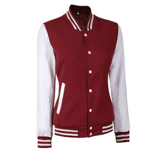 Casual Sport Mujeres Windbreaker Varsity Chaquetas Nuevo Precio Barato Cómodo Tela Mujeres Varsity Chaquetas - Product Image 4