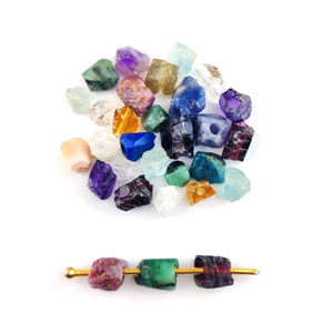 <b>Raw</b> <b>Amethyst</b> Beads 3mm Drilled <b>Amethyst</b> Beads Birthstone Healing Energy Crystal Loose Gemstones Beads for Necklace and Jewelry - Product Image 5