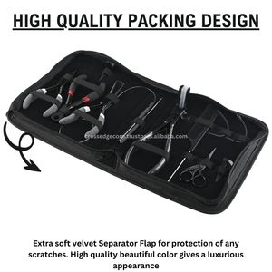 Premium Hair Extension Tools <b>Kit</b> Micro <b>Bead</b> Remover & 3 Hole Crimping Plier Keratin Bond Cutter Weft Pressing Tool Parting Ring - Product Image 6