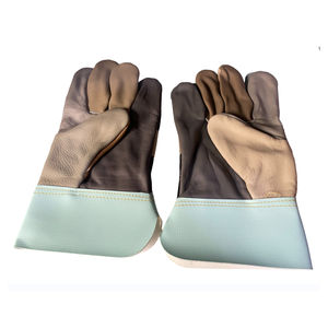 Gants de travail de sécurité conception personnalisée service OEM durable haute exigence prix bon marché professionnellement Gants de travail du cuir - Product Image 2